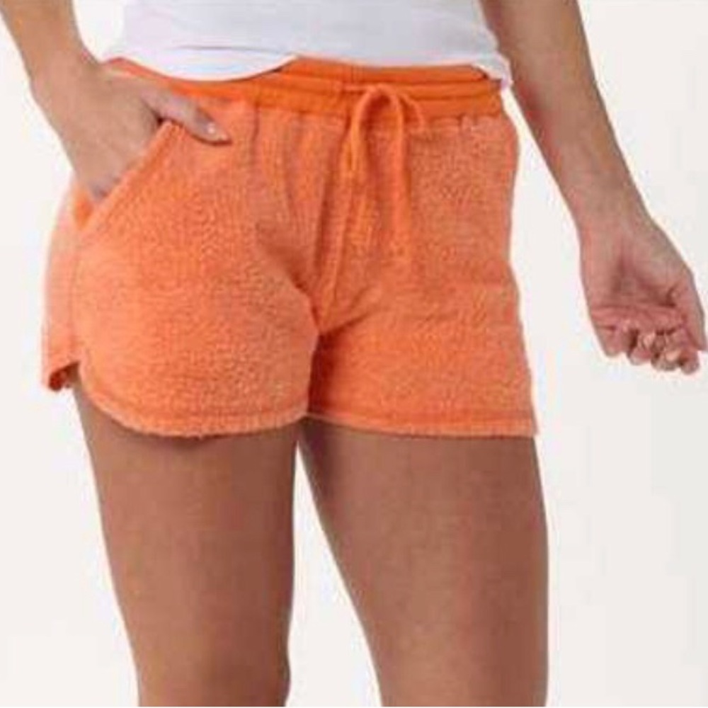 boxercraft Orange Terry Cloth Women's Shorts